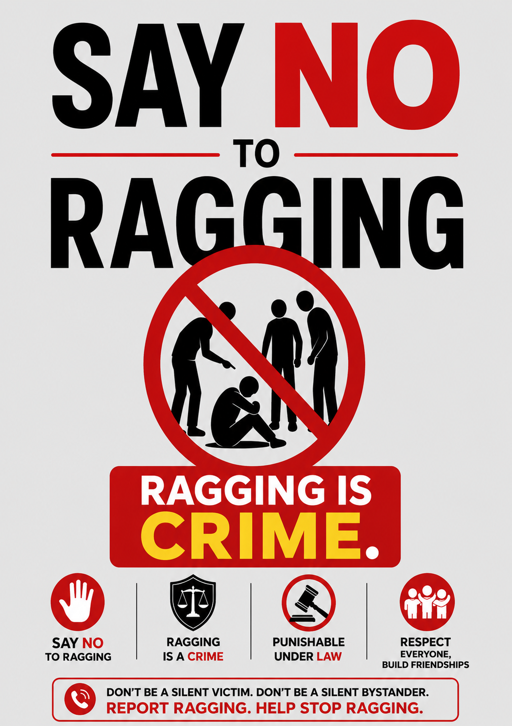 Say No to Ragging